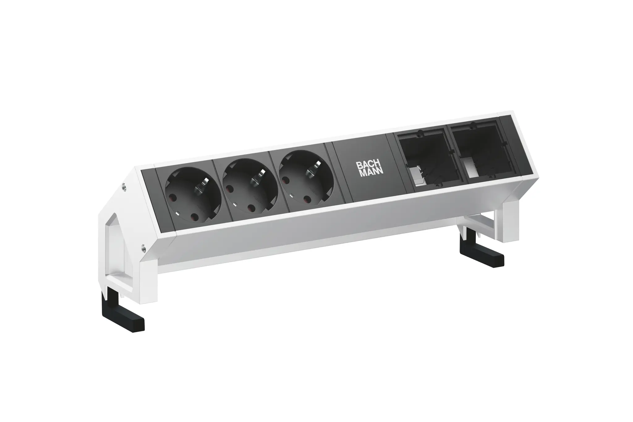 Produktfoto 1 von DESK2 3xSchuko 2xABD Strom 0 Inox lackiert