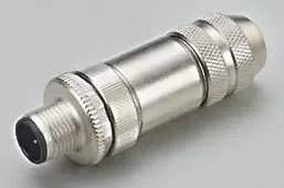 Produktfoto 1 von Konfektionierbarer Stecker <45VAC Eth. D-codiert Geh. Zinkdruckguss IP67