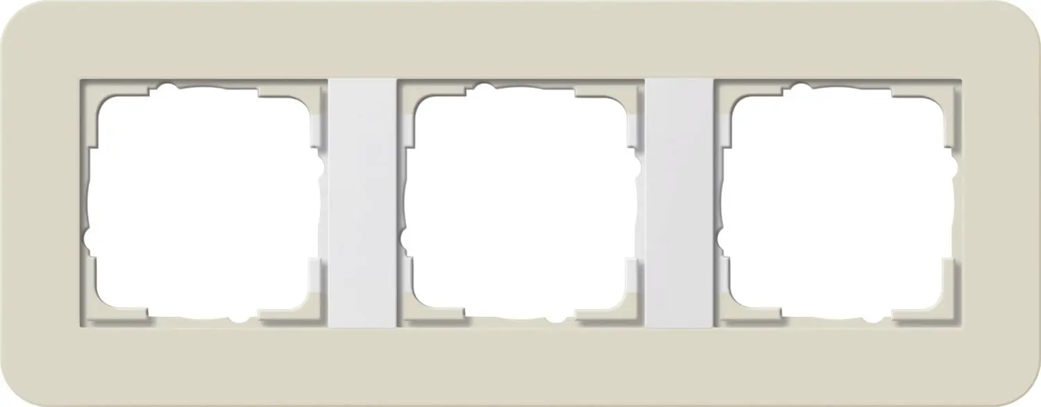 Produktfoto 1 von Abdeckrahmen 3f E3 Sand/Reinweiß