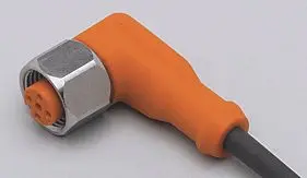 Produktfoto 1 von Anschlusskabel m.Buchse <250VAC 2m PUR Geh. TPU orange FKM IP65/67-69K