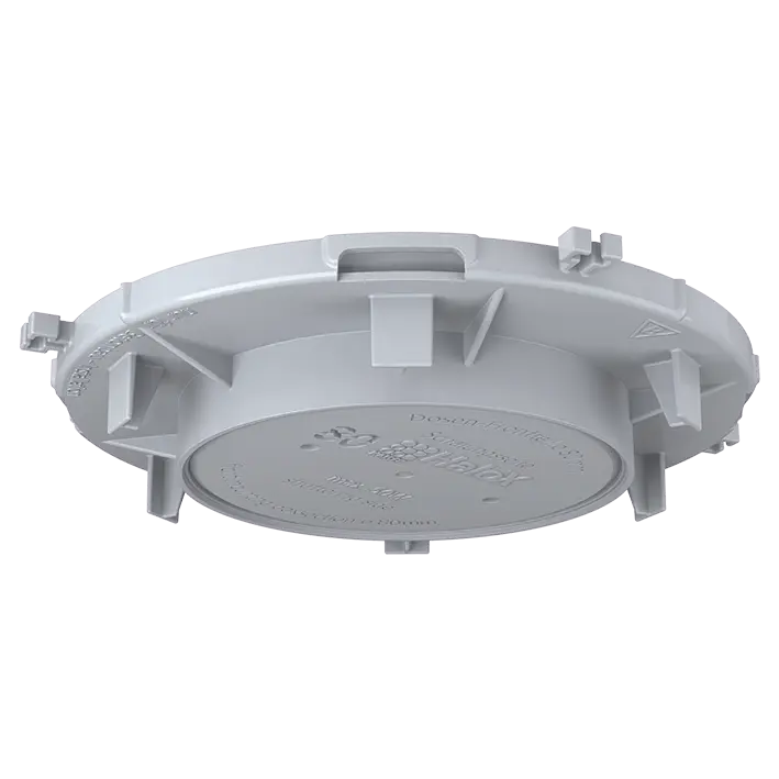 Produktfoto 1 von Einbaugehäuse, HaloX 100 Frontteil Deckenauslass Ø80mm f.Ortbeton
