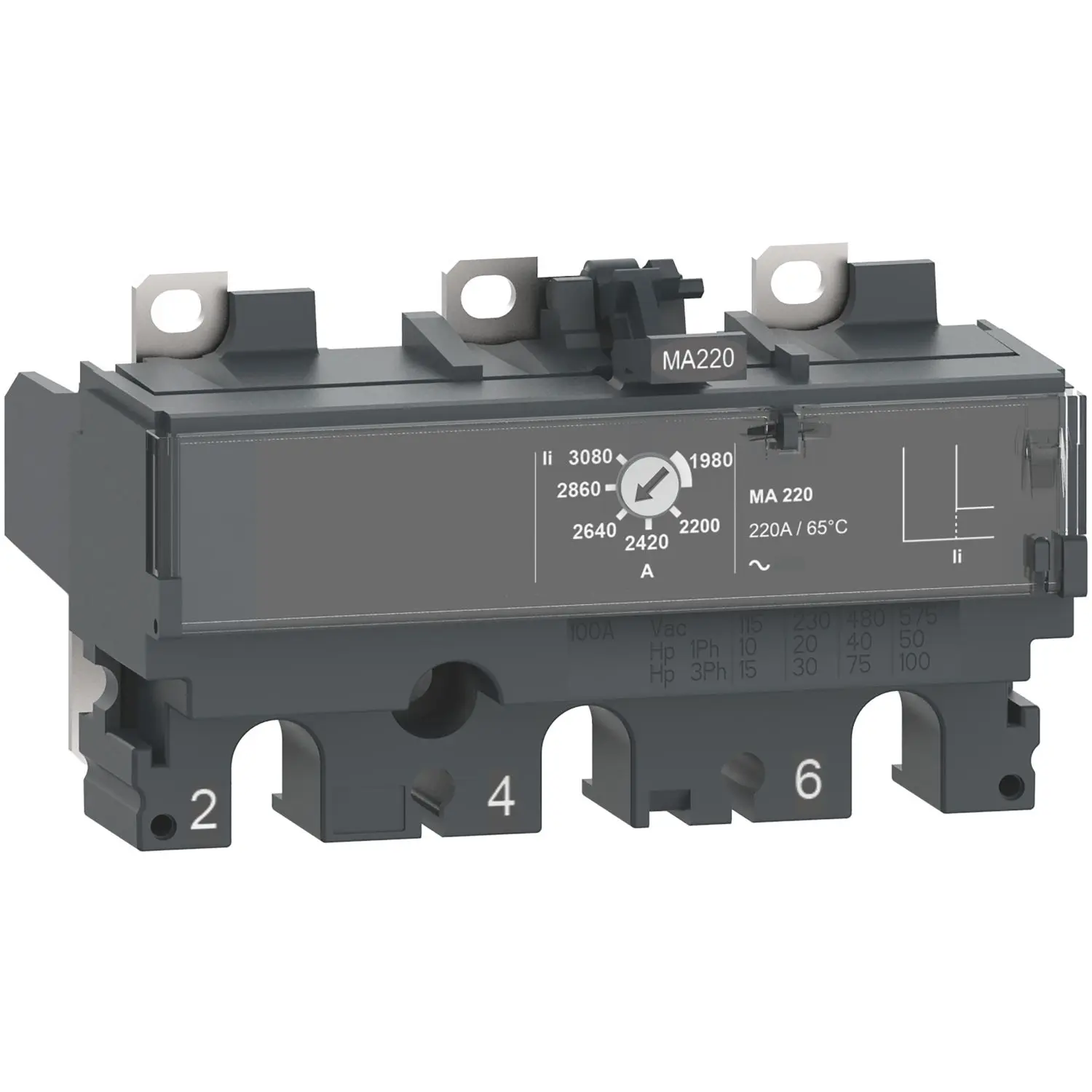 Produktfoto 1 von Auslösegerät magnetisch TM150 150A 3P3D