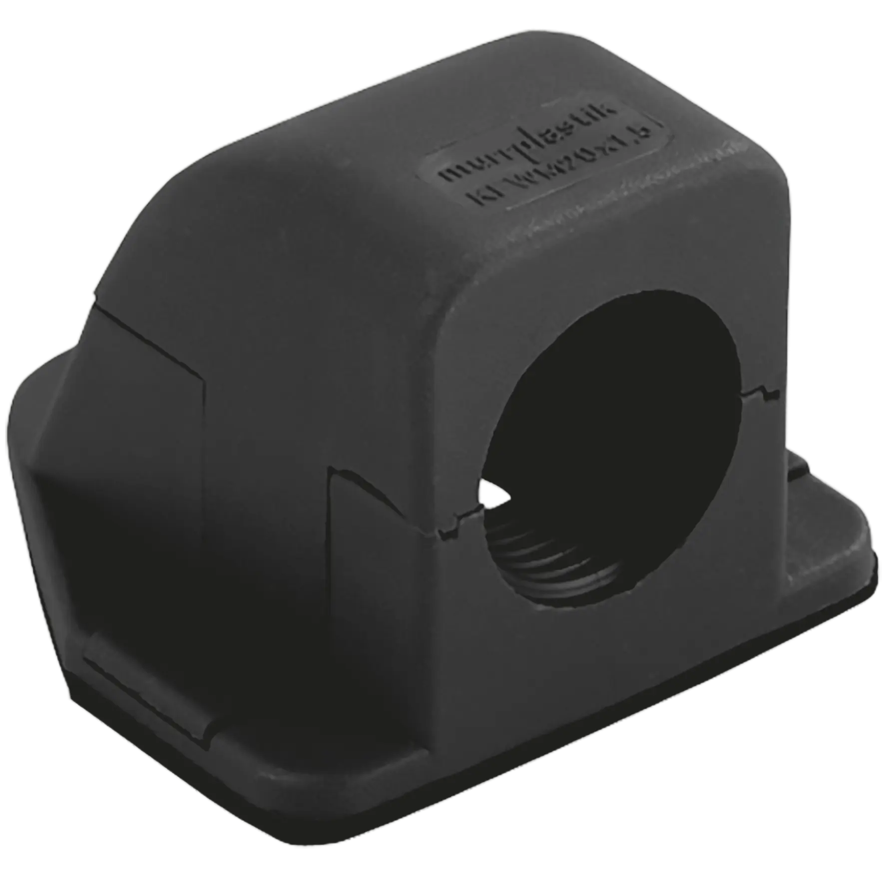 Produktfoto 1 von Flanschwinkel Kunststoff M40x1.5 mm Schwarz BxHxT = 94x100x66 mm