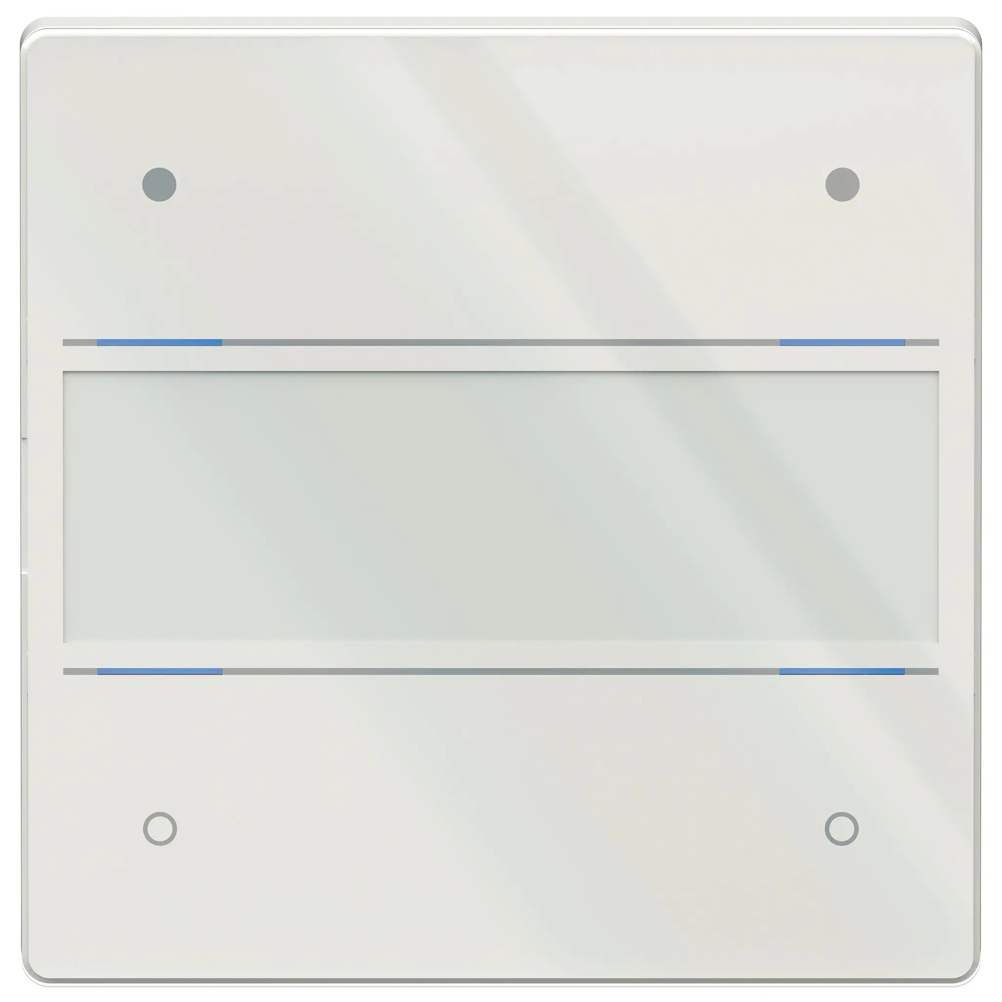 Produktfoto 1 von KNX Glas-Tastsensor mit 4 Tasten und 4 Status-LEDs, integrierter Temperatursens