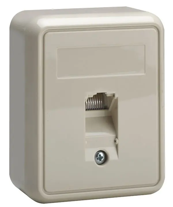 Produktfoto 1 von AP-Steckdose für Sprechstelle D9001 8 pol.