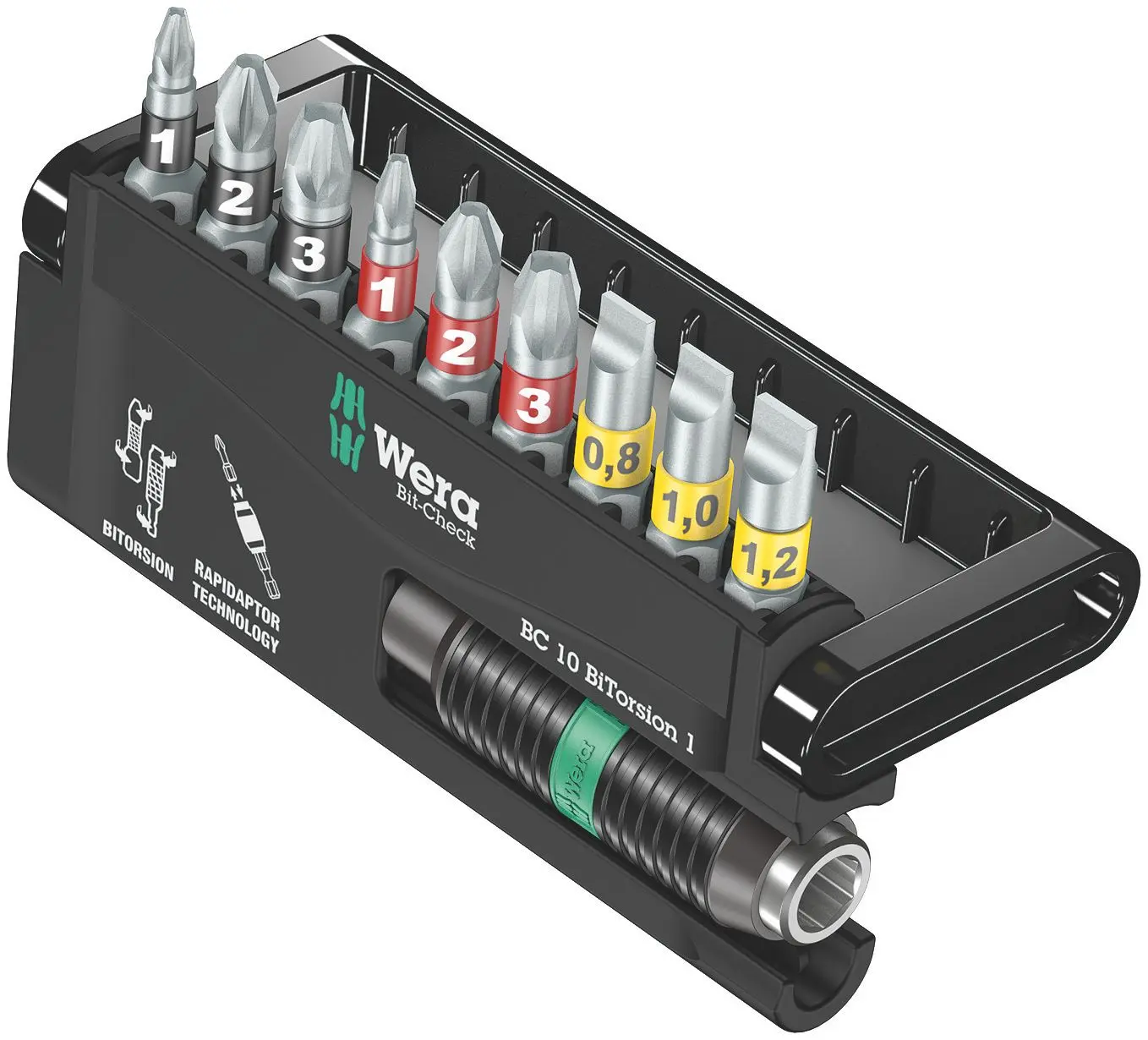 Produktfoto 1 von Bits-Sortiment 8700-9/BTZ Rapidaptor