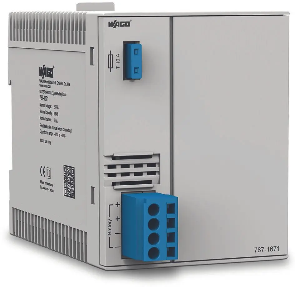 Produktfoto 1 von Blei-Vlies-Akku-Modul,Eingangsspannung DC 24 V,Ausgangsstrom 5 A