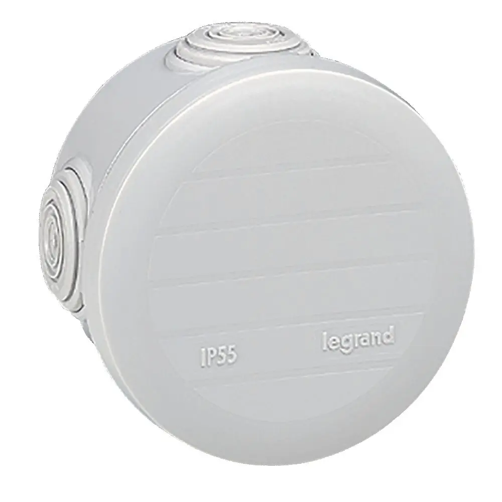 Produktfoto 1 von Abzweigdose Plexo, Rund, D=70x Tiefe 45mm, IP 55, 4 Membran-Einführungen