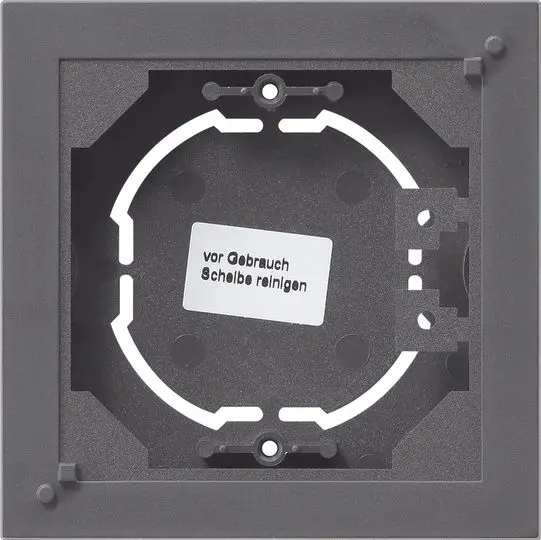 Produktfoto 1 von Aufputz-Gehäuse 1fach flach System 55 anthrazit