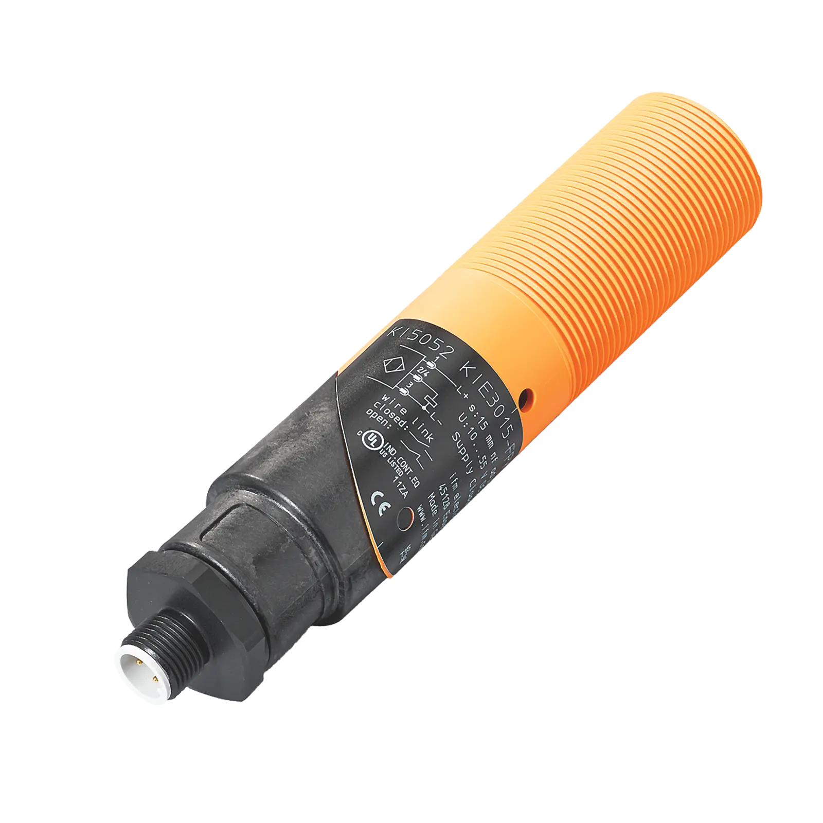 Produktfoto 1 von Kap.Sensor M30x1,5 L=143 Sn=15mm n.bündig S/Ö DC PNP M12 IP65 3L 40Hz