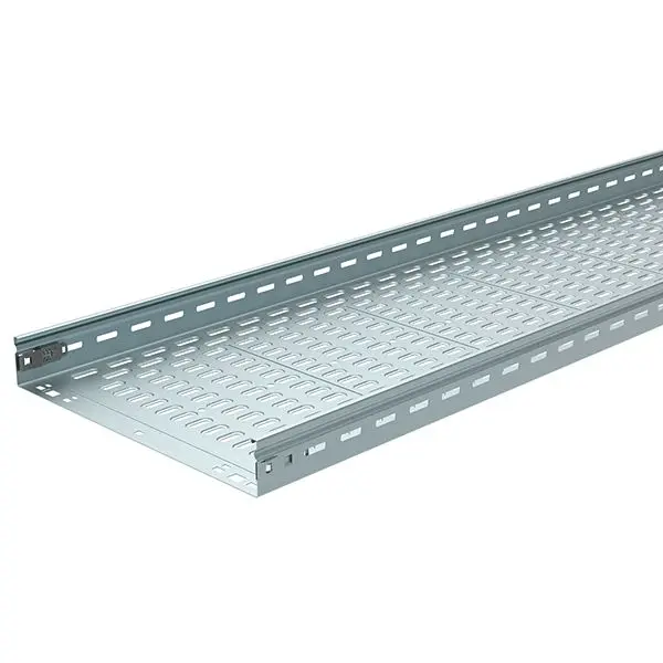 Produktfoto 1 von Kabelrinne gelocht 3000x400x60 Auto Sendzimirverzinkt