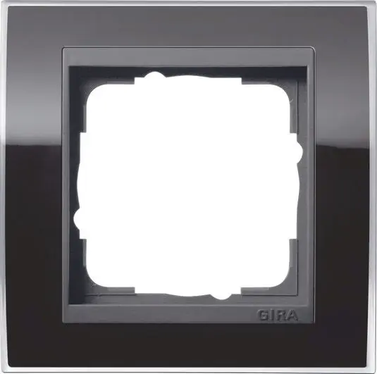 Produktfoto 1 von Abdeckrahmen 1fach f.anthrazit Event Klar schwarz