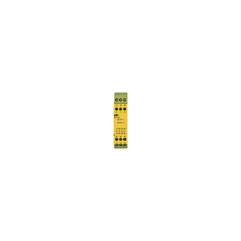 Produktfoto 1 von PZE X4 24VDC 4n/o Kontakterweiterung