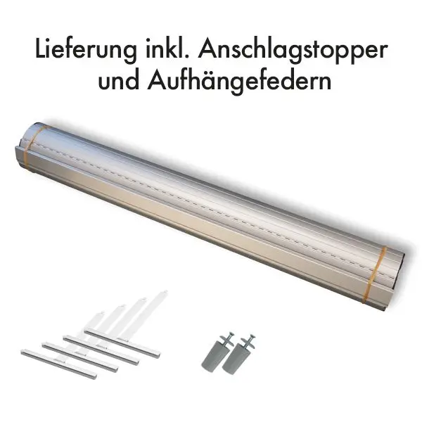 ALU-Rollläden Lamellen klammerarretiert