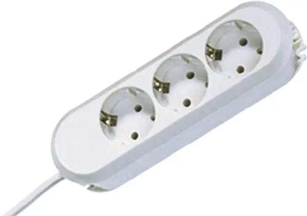 Produktfoto 1 von SELLY 3xSchuko weiß Strom 1