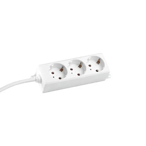 Produktfoto 1 von SELLY 3xSchuko weiß Strom 3 montierbar
