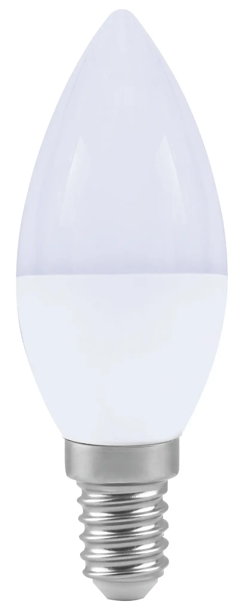 Produktfoto 1 von MEGATRON LED Kerze AC/DC C37 170-250V 5W-470lm E14/827