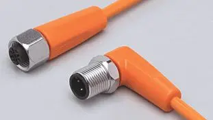 Produktfoto 1 von Verbindungskabel <250VAC 0,3m PVC Gehäuse PVC orange EPDM IP65/67-69K