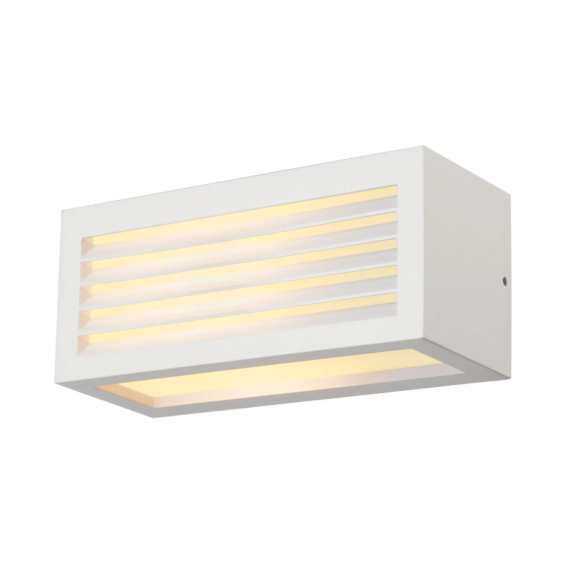 Produktfoto 1 von BOX-L E27 Wandleuchte eckig weiß E27 max.18W