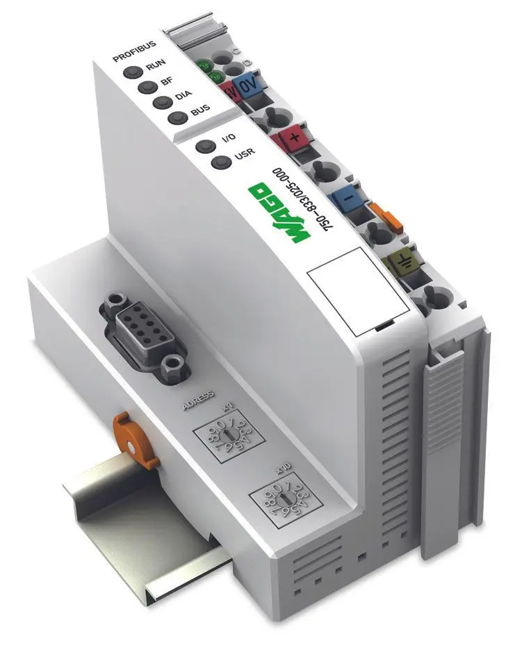 Produktfoto 1 von Controller PROFIBUS-Slave,Erw. Temperatur,lichtgrau