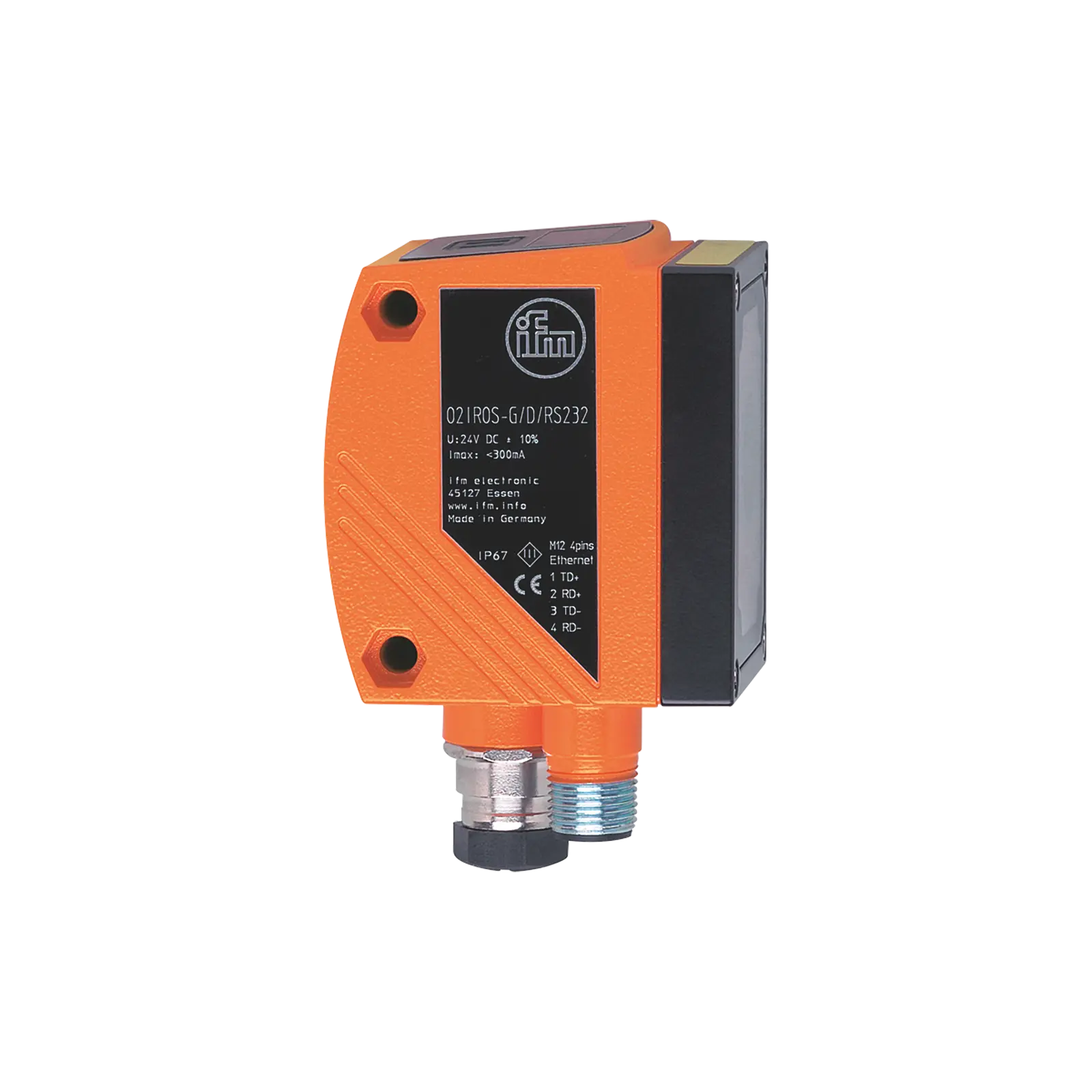 Produktfoto 1 von 1D/2D-Codeleser RS232 Infrarot Standard (16x12)...(64x48) S/W DC24V PNP