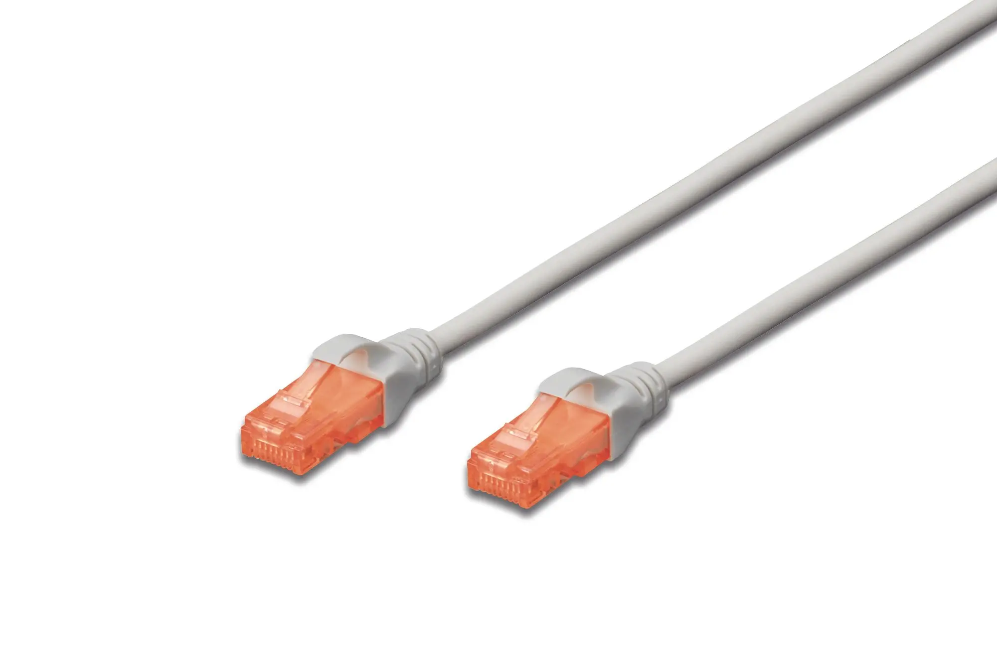 Produktfoto 1 von CAT 6 U-UTP Patchkabel PVC AWG 26/7 Länge 1m grau