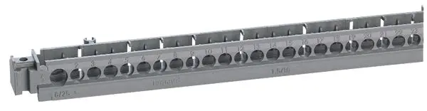 Produktfoto 1 von Klemmengehäuse m.50 Bohrungen L=385mm, z.B. f.Plexo³ Verteiler 18 Mod/Reihe