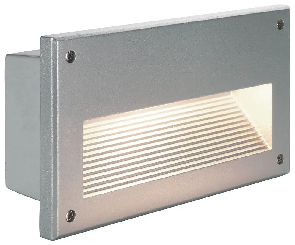 Produktfoto 1 von BRICK DOWNUNDER E14 silbergrau max.40W IP44