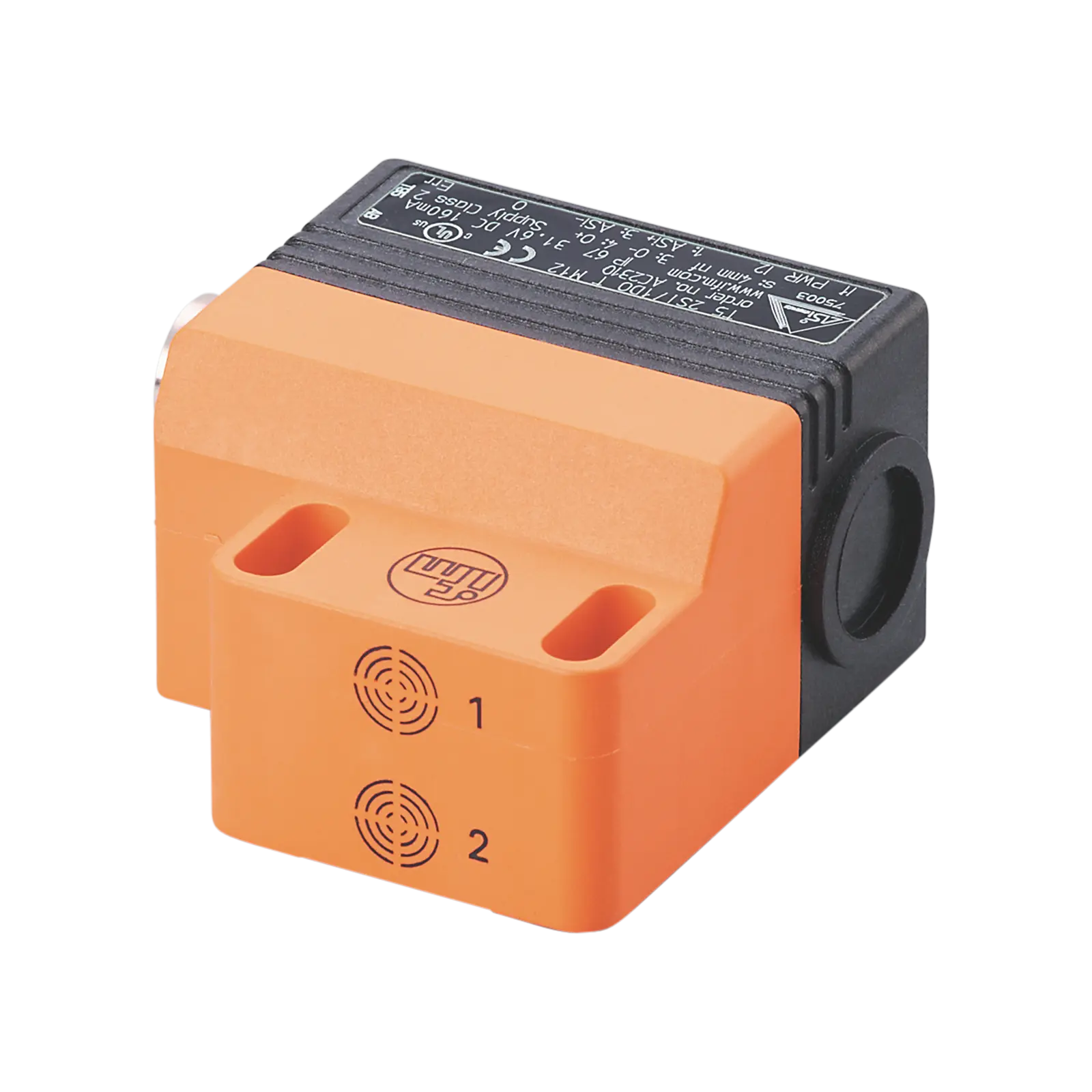 Produktfoto 1 von Doppelsensor 55x60x35 Sn=4mm n.bündig DC AS-i M12 IP67 3L -20...70°C