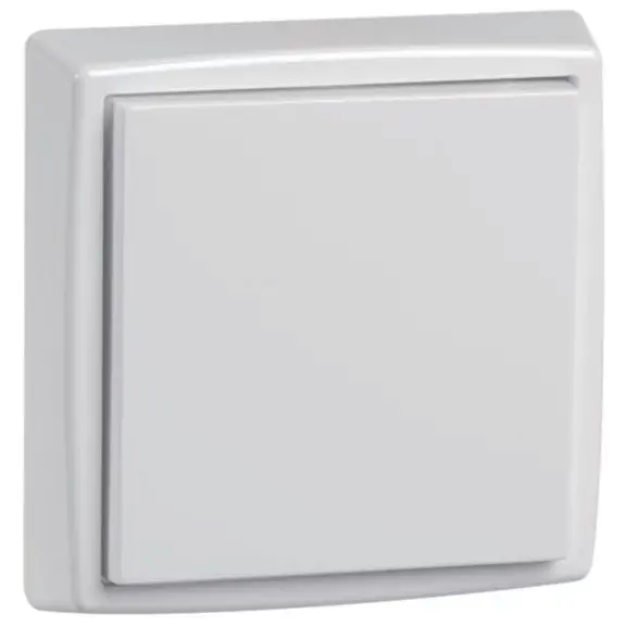 Produktfoto 1 von EnOcean Easyclick Wandsender 61 x 61mm, 2 Kanal, reinweiß, neutral