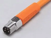Produktfoto 1 von Anschlusskabel m.Stecker <50VAC 2m PVC Geh. PVC orange IP65/67-69K