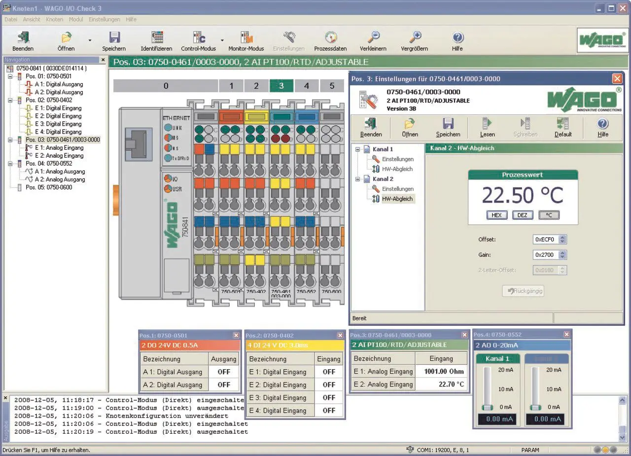 Produktfoto 1 von WAGO-I/O-CHECK,RS-232-Kit