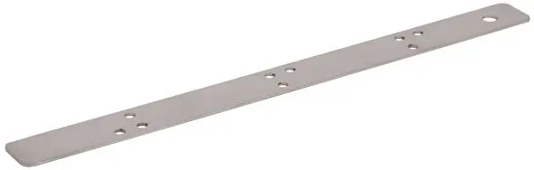 Heizbandhalter, Lochabst.10 cm V2A, 1000 x 25 x 1,5 mm, V2A