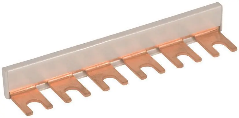 Produktfoto 1 von Kammschiene / Modularverdrahtungssystem einphasig, 6-polig, Kupfer 16qmm