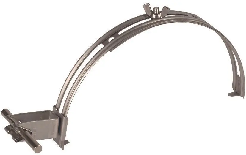 Produktfoto 1 von Dachleitungshalter DEHNgrip NIRO H 32mm f. Rd 8mm verstellbar 180-280mm