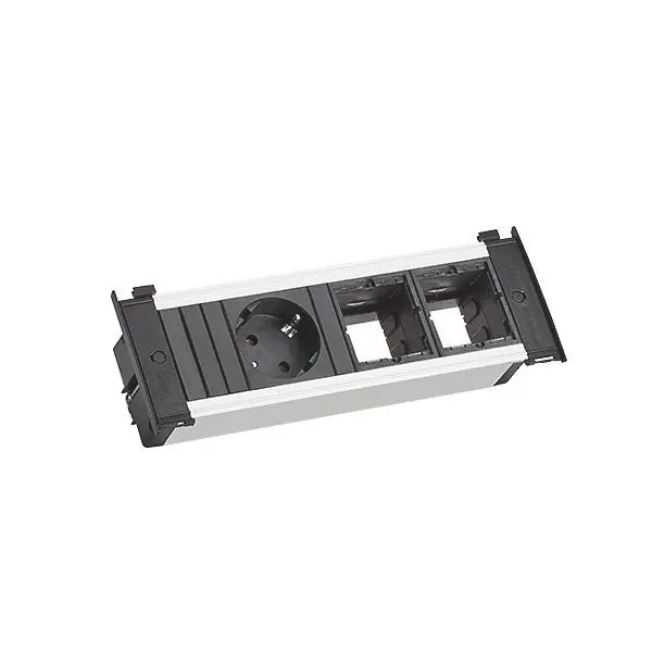 Produktfoto 1 von KAPSA 1x Schutzkontaktsteckdose 2x Abdeckung für Custom Modul