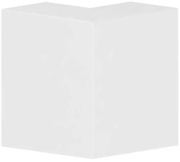 Produktfoto 1 von Außeneckhaube 80x170/80-9010, für BRA und BRS, alpinweiß beschichtet