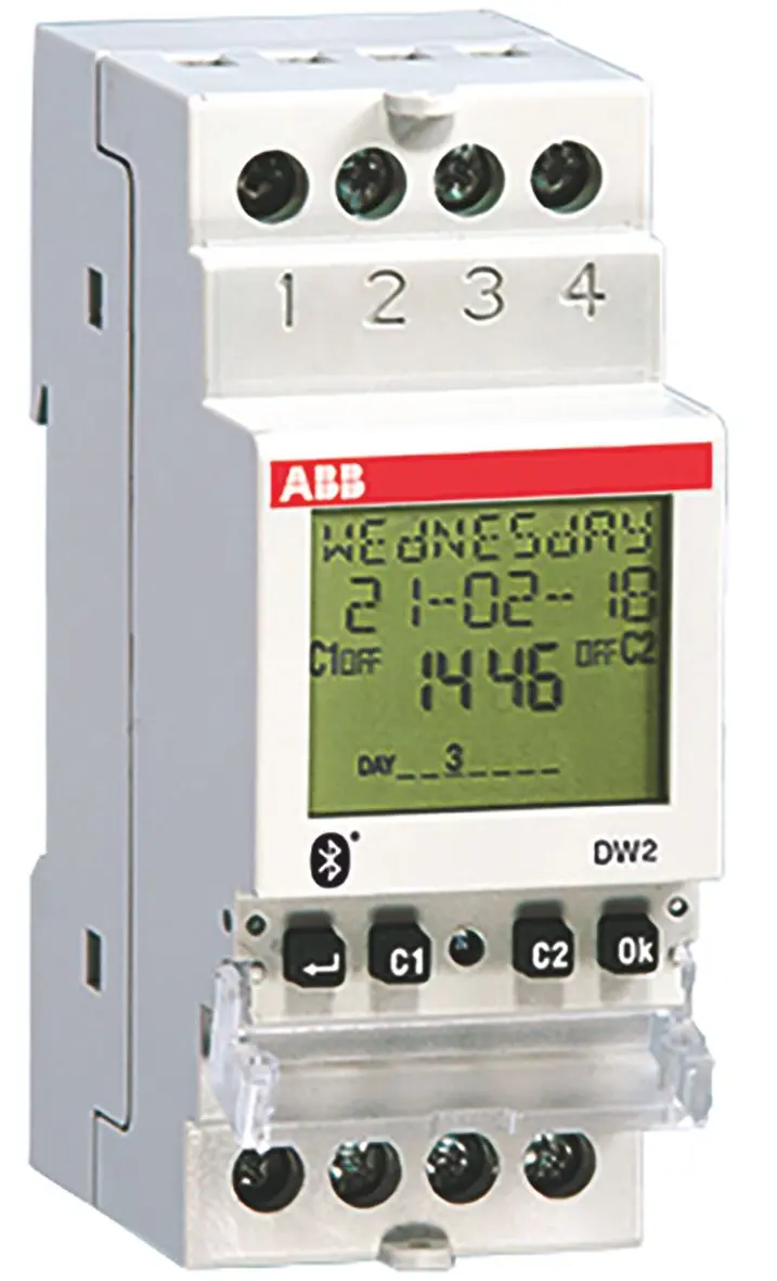 Produktfoto 1 von DW2 Wochenzeitschaltuhr 2 Kanäle Bluetooth Programmierung per App
