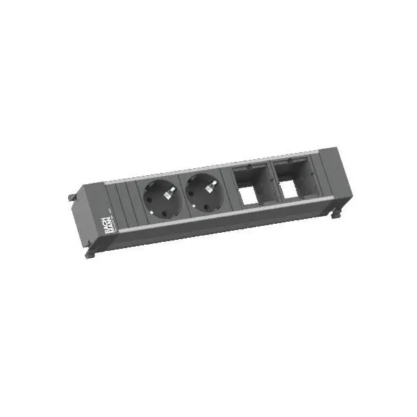 Produktfoto 1 von Power Frame 2xSchuko 2xABD GST