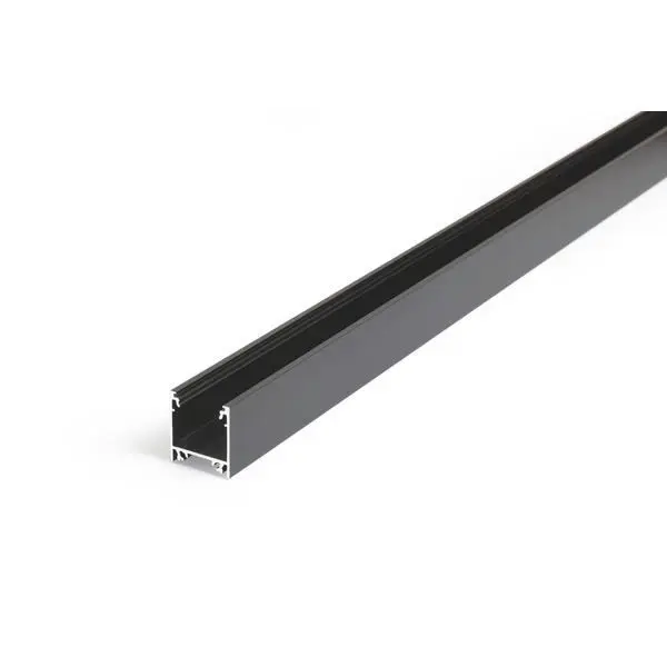 Produktfoto 1 von LED-Alu-Profil, Länge: 2000 mm schwarz