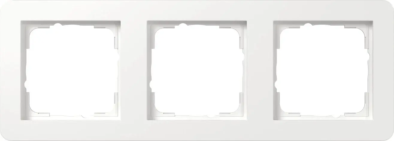 Produktfoto 1 von Abdeckrahmen 3f Gira E1 Reinweiß