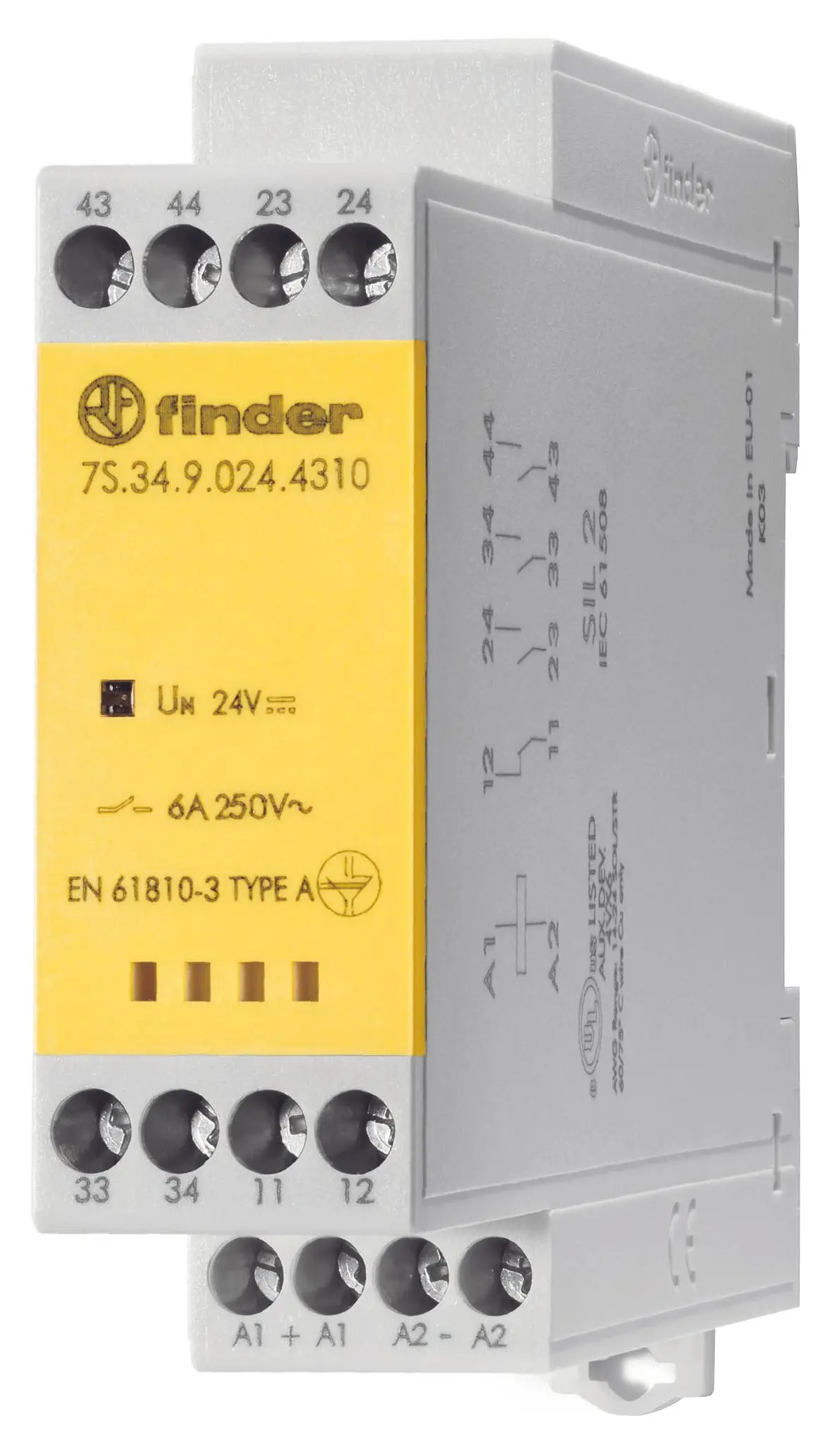 Produktfoto 1 von Relaismodul mit zwangsgeführten Kontakten