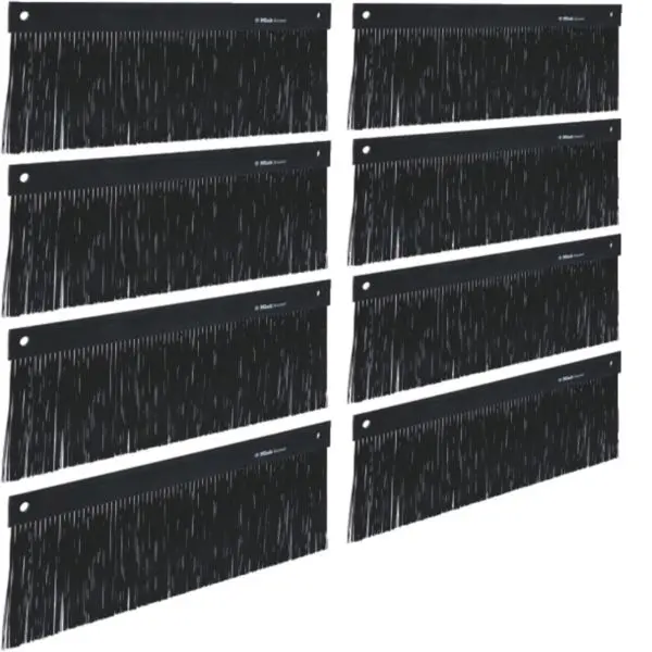 Produktfoto 1 von Bodenblech mit Bürste 1100x400mm (BxT)