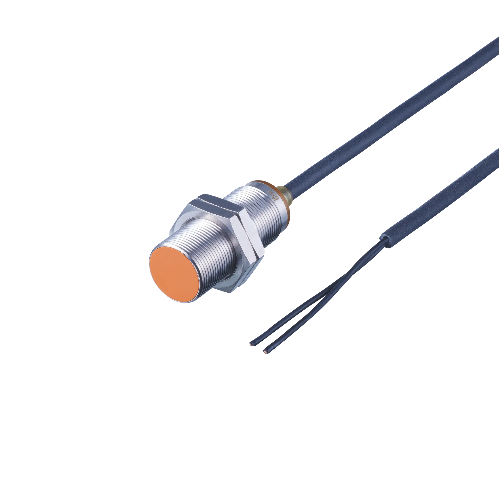 Produktfoto 1 von Ind.Sensor M18x1 L=45 Sn=>8mm bündig S DC PNP 3m PUR IP65-69K 400Hz