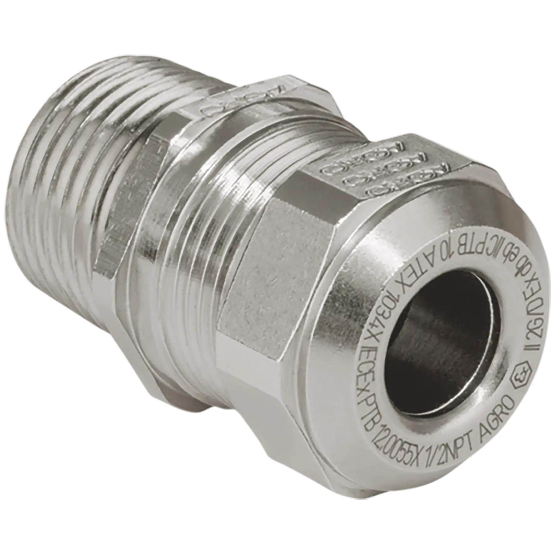 Produktfoto 1 von Kabelverschraubung Ex Compact Ms NPT 1/2 Ex d IIC / Ex e II Kabel Ø5.0-11.0mm