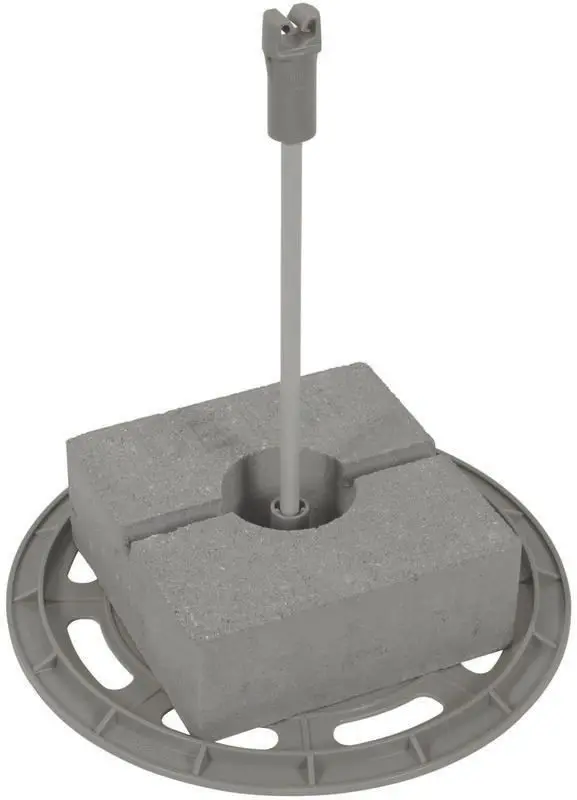 Produktfoto 1 von DEHNiso-DLH -SET- m. Grundplatte Betonstein u. Distanzstab s=15cm