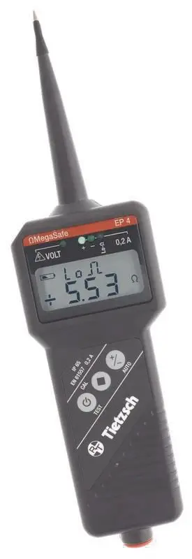 Produktfoto 1 von Durchgangsprüfer EP 4 mit digitaler LCD-Anzeige 0,01 Ohm...2000 KOhm