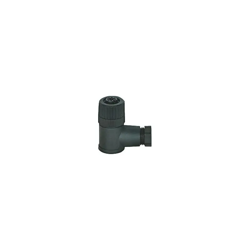 Produktfoto 1 von PSS67 M12 connector angled female 5pole Code B Metallverriegelung 4-6mm