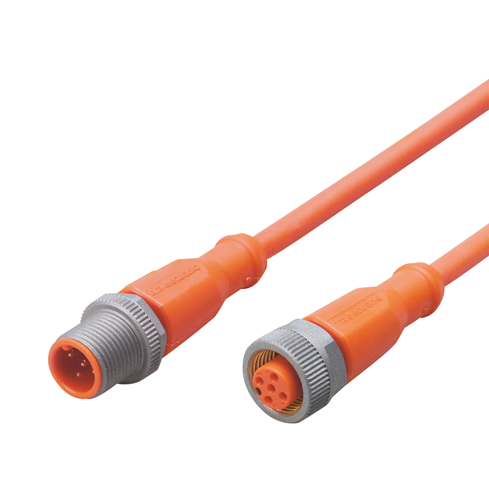 Produktfoto 1 von Verbindungskabel <60VAC 5m PUR Gehäuse TPU orange FKM IP65/67-69K