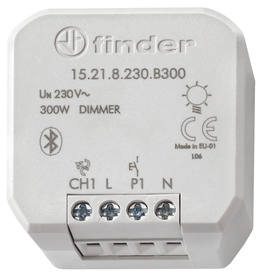 Produktfoto 1 von Bluetooth Dimmer (YESLY-Dimmaktor), 1 Ausgang, 230 VAC